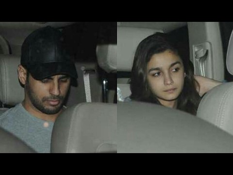 Sidharth Malhotra Spotted Outside Alia Bhatt's House | Spotboye