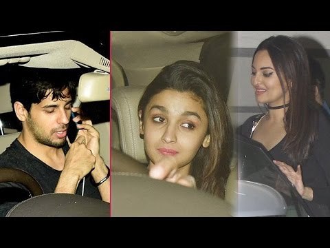 Alia Bhatt, Sidharth Malhotra, Sonakshi Sinha Party at Vikas Bahl’s House | SpotboyE