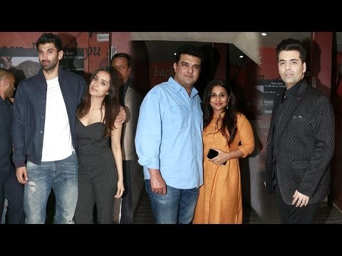 Shraddha Kapoor, Aditya Roy Kapur, Vidya Balan, Karan Johar at 'Ok Jaanu' Premiere | SpotboyE