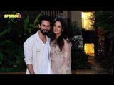 SPOTTED: Shahid Kapoor poses with wifey Mira at his pre-birthday bash! | Spotboye