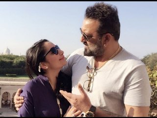 SPOTTED: Sanjay Dutt and Family Visit Taj Mahal | SpotboyE