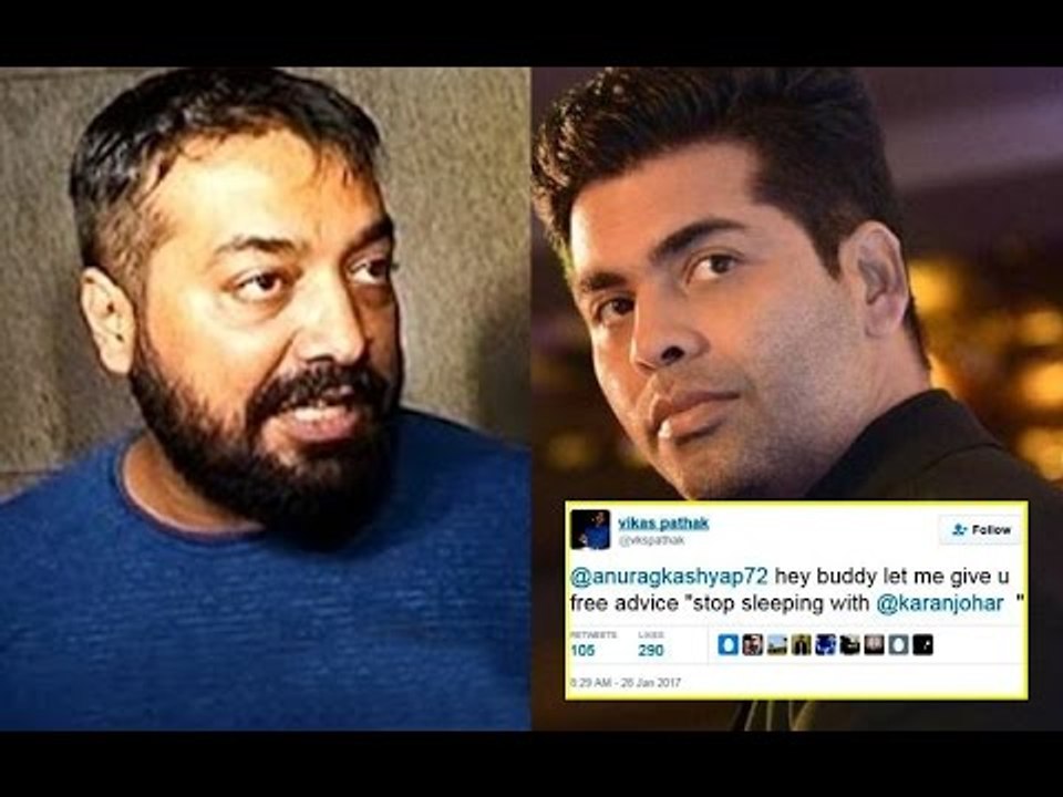 Karan Johar shuts down twitter troll asking Anurag Kashyap to "stop sleeping" with him | SpotboyE