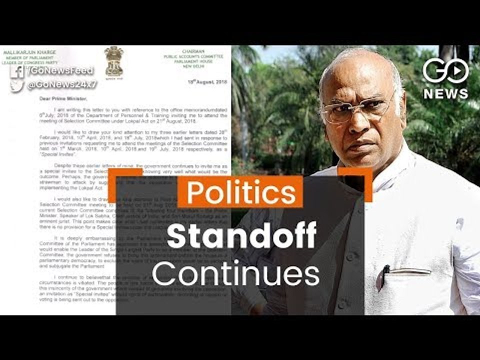 Kharge Declines Invite For Lokpal Meet
