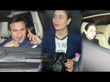 SPOTTED: Saif Ali Khan, Kareena Kapoor, Karisma Kapoor At Shashi Kapoor House | SpotboyE