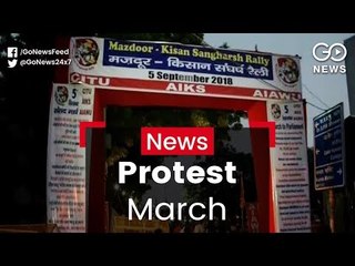 Farmers & Workers Rally Hits Delhi