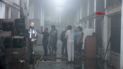 Başakşehir'de sanayi sitesinde yangın