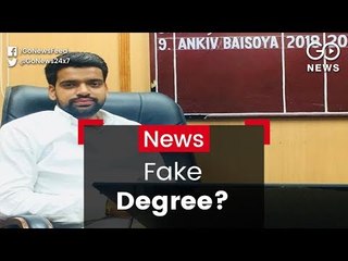 DUSU President Fake Degree Row