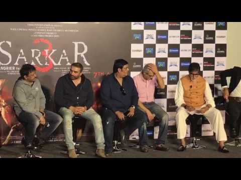 Amitabh Bachchan reads out a special note for Ram Gopal Varma and its SWEET at the Sarkar 3 launch
