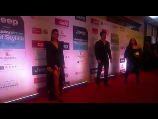 Jennifer Winget and Sooraj Pancholi arrive at the HT Most Stylish Awards 2017 | SpotboyE