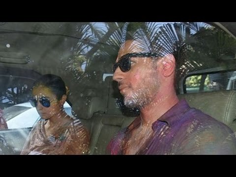 Sidharth Malhotra Spotted after Playing Holi | SpotboyE