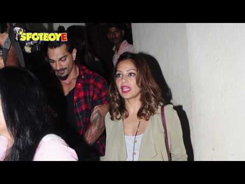 SPOTTED: Karan Singh Grover and Bipasha Basu Post Movie at PVR Juhu | SpotboyE
