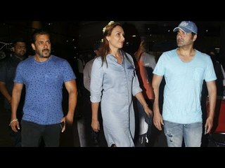 Salman Khan and Family Arrives Back from Maldives | SpotboyE