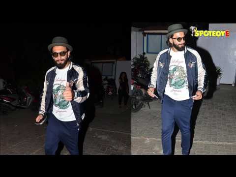 SPOTTED: Ranveer Singh Post Workout in Bandra | SpotboyE