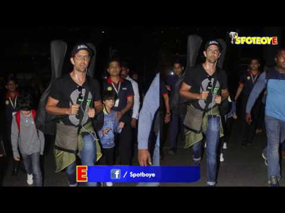 Spotted Hrithik Roshan at the Airport | SpotboyE