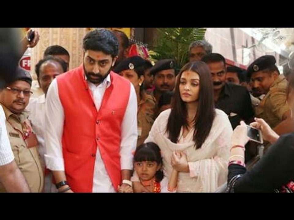 Aishwarya and Abhishek Visit Siddhivinayak Temple on their Wedding Anniversary | SpotboyE