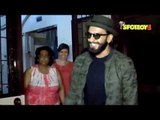 SPOTTED: Ranveer Singh outside a studio in Bandra with Fans | SpotboyE