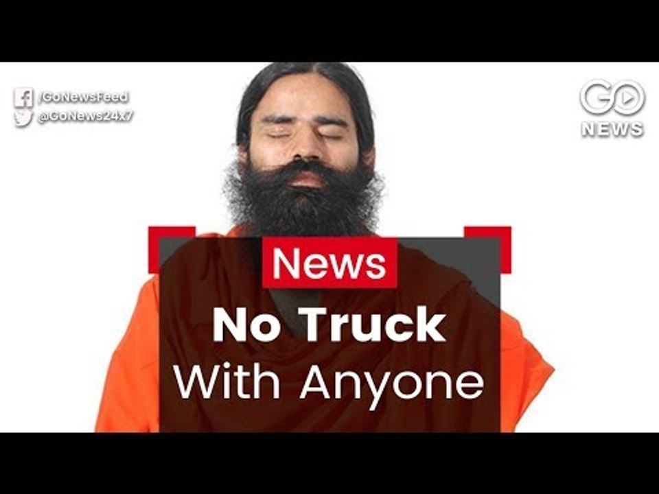 Ramdev Strikes Neutral Pose