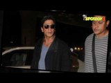 SPOTTED: Shahrukh Khan slays it in his casual avatar at the Airport | SpotboyE