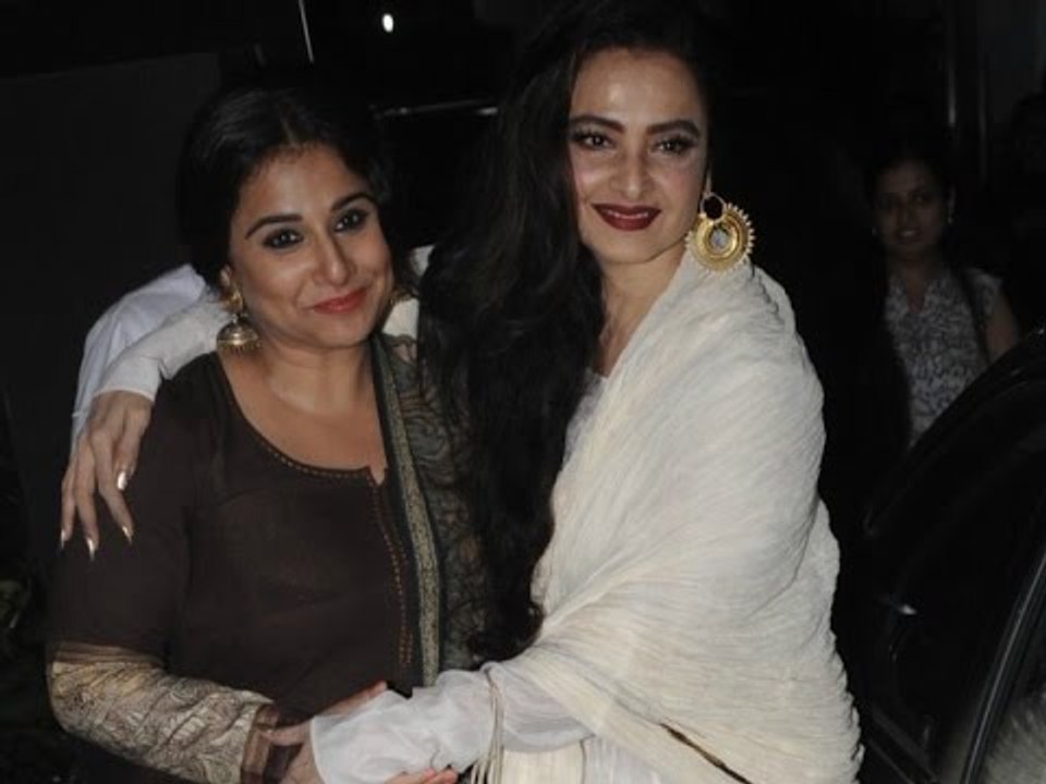Vidya Balan, Rekha at the Screening of Begum Jaan | SpotboyE