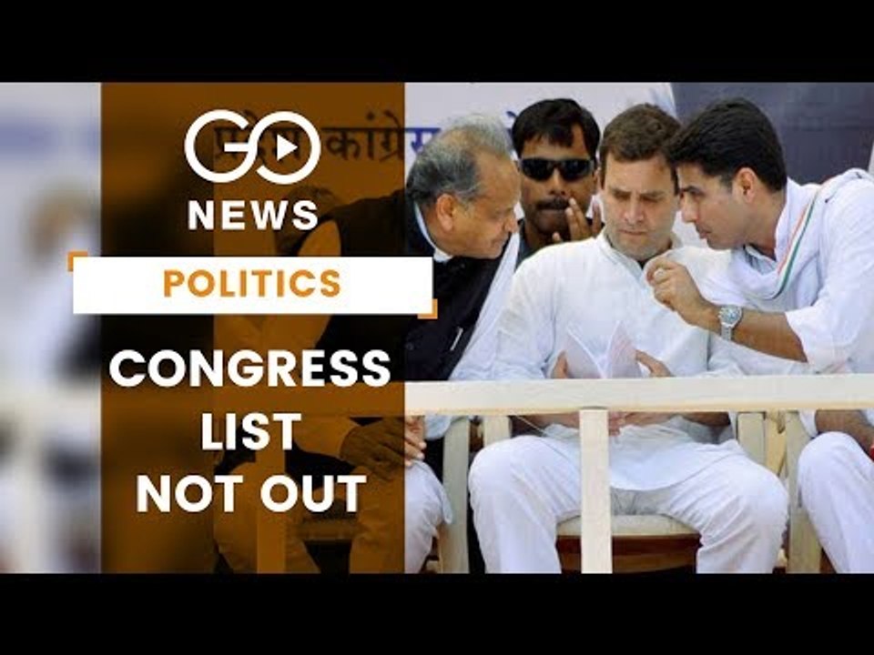 Congress Muddle In Rajasthan