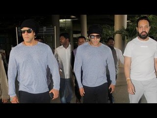 SPOTTED: Salman Khan Returns from Da-Bangg Tour | SpotboyE