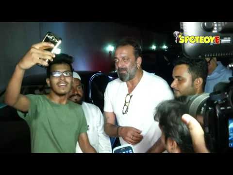 SPOTTED: Sanjay Dutt with Mahesh Bhatt at Vikram Bhatt's Office | SpotboyE