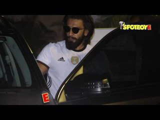SPOTTED: Ranveer Singh during Gym Session | SpotboyE