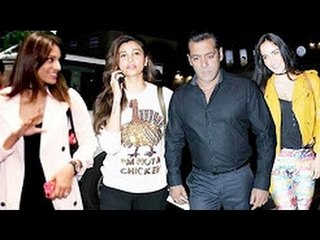 Salman Khan, Daisy Shah, Bipasha Basu Leaves for Dabangg Tour | SpotboyE
