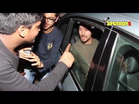 SPOTTED: Tiger Shroff Post Dinner with Family at Bandra | SpotboyE