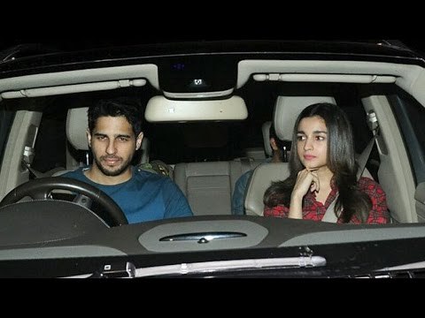 Lovebirds Alia Bhatt-Sidharth Malhotra leave Together from Priyanka's Party | SpotboyE