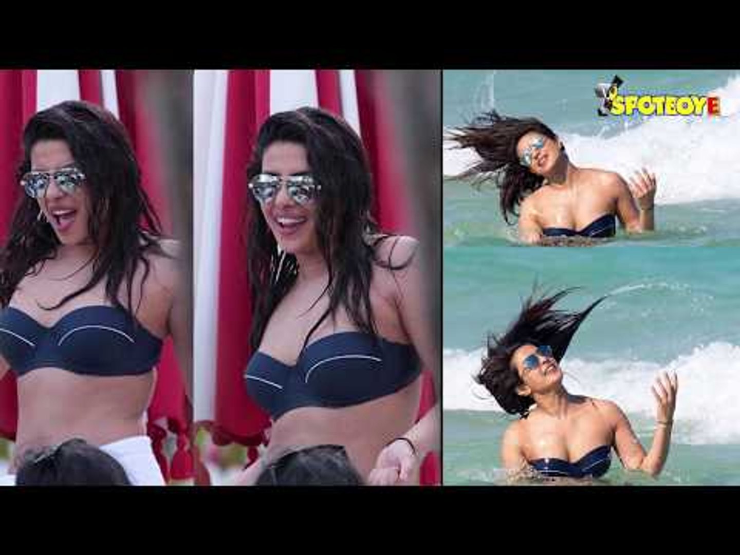 Priyanka Chopra Flaunts Her Curves In A Blue Bikini In Miami | Bollywood  News - video Dailymotion