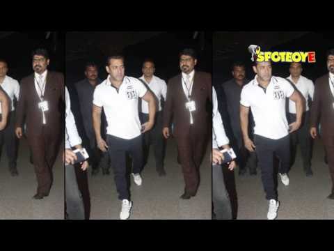 SPOTTED: Salman Khan Leaves for Abu Dhabi | SpotboyE