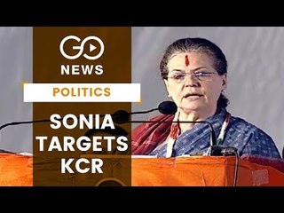 Sonia Assails KCR