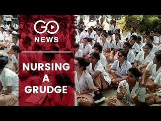 BHU Nursing Students Protest