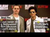 Shahrukh Khan & Brad Pitt Got Together To Talk Films & It Was Magic | SpotboyE