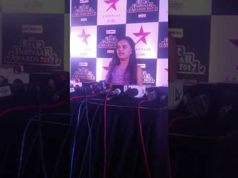 Ruhanika Dhawan at the Star Parivaar Awards 2017