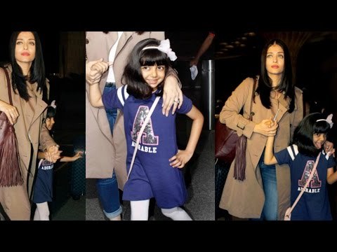 SPOTTED: Aishwarya Rai Bachchan Leaves For Cannes 2017 With Daughter Aaradhya | SpotboyE
