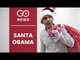 Santa Obama Brings Joy