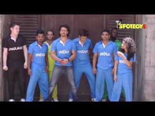 Tiger Shroff During Cricket Champion Trophy Photoshoot | SpotboyE