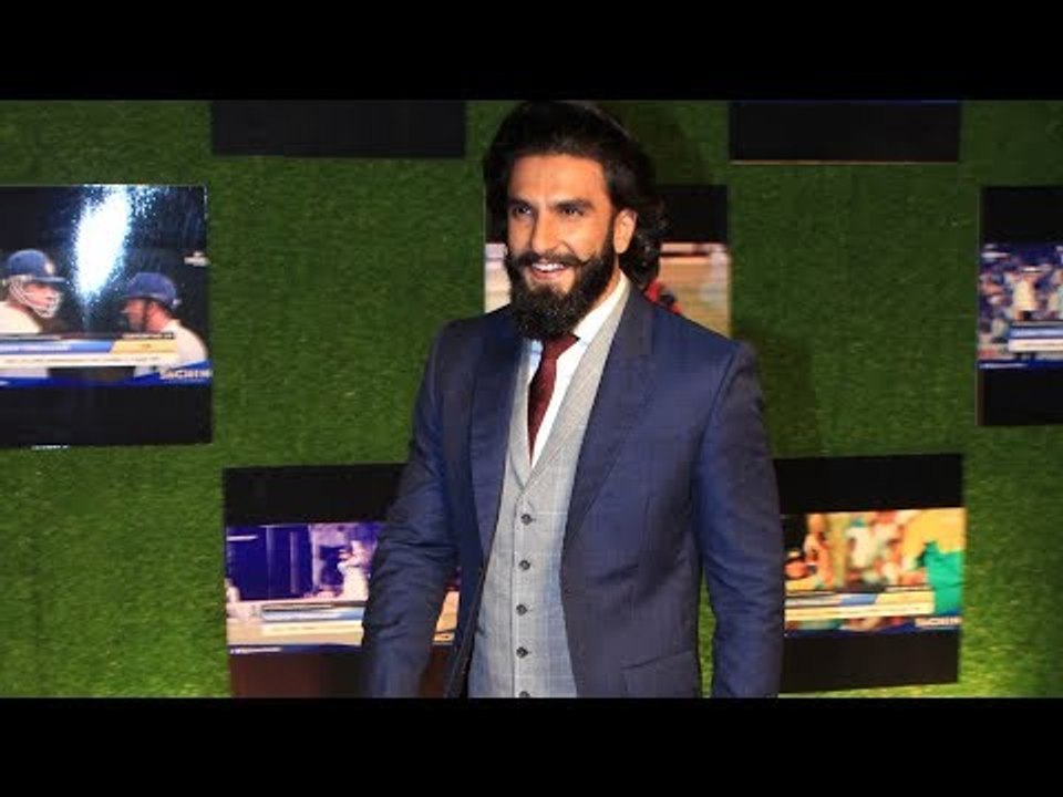 Ranveer Singh at Sachin: A Billion Dreams Premiere | SpotboyE