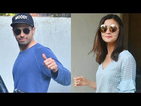 SPOTTED: Sidharth Malhotra and Alia Bhatt Post Meeting at Matrix Office in Bandra | SpotboyE
