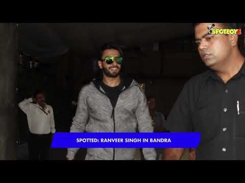 SPOTTED: Ranveer Singh in Bandra | SpotboyE