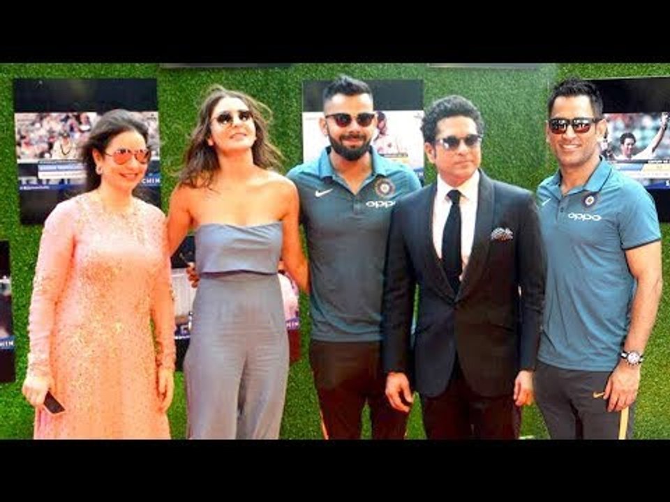 Virat-Anushka, Sachin, Dhoni, Yuvraj at Sachin: A Billion Dreams Screening | SpotboyE