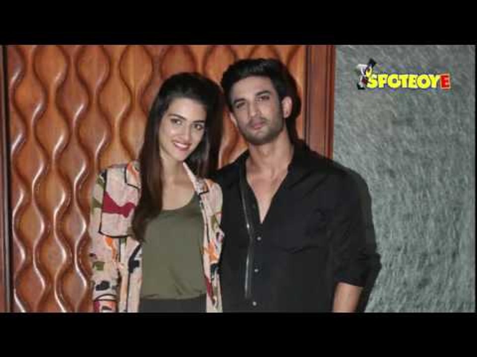 SPOTTED- Sushant Singh Rajput and Kriti Sanon Promoting Raabta | SpotboyE