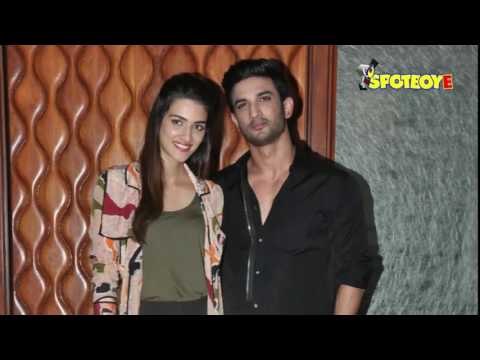 SPOTTED- Sushant Singh Rajput and Kriti Sanon Promoting Raabta | SpotboyE