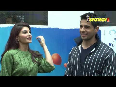 Sidharth Malhotra and Jacqueline Fernandez at the Preview of Gentleman Trailer | SpotboyE