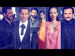 Скачать видео: Salman Khan,Varun Dhawan, Shahid-Mira, Saif Ali Khan Walk the Green Carpet at IIFA 2017 | SpotboyE