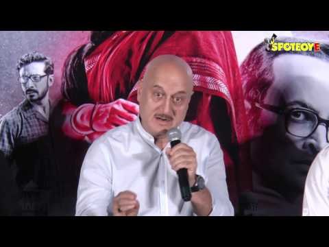 UNCUT- Anupam Kher and Madhur Bhandarkar at Indu Sarkar Trailer Launch- Part-1 | SpotboyE