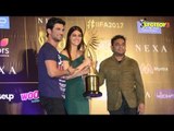 SPOTTED: Sushant Singh Rajput and Kriti Sanon at IIFA Media Meet in Delhi | SpotboyE