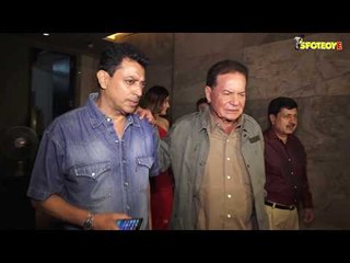 Salim Khan and Matin Rey Tangu at the Special Screening of Tubelight | SpotboyE